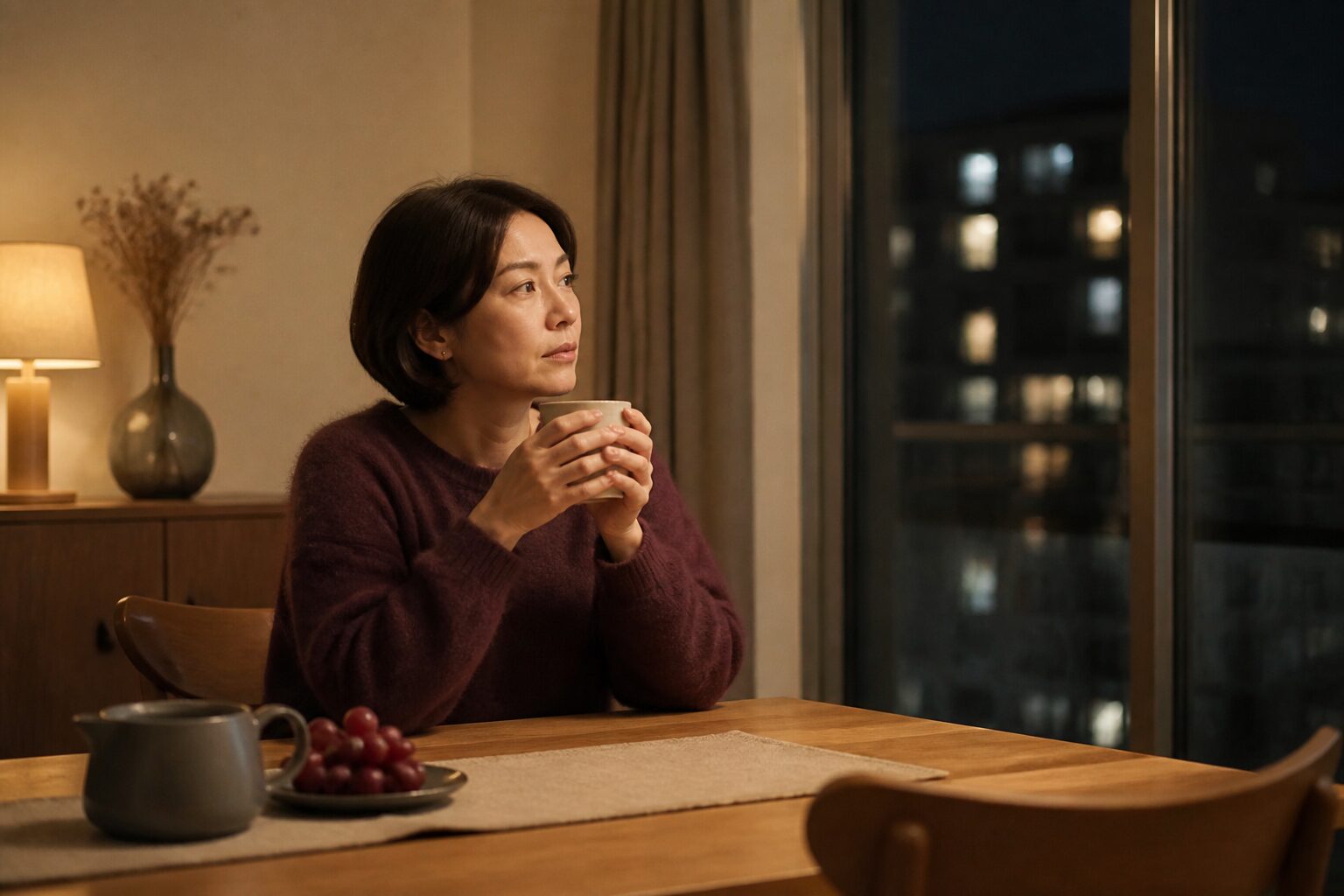 いい夫婦の日に感じるつらさを静かに受け止める女性