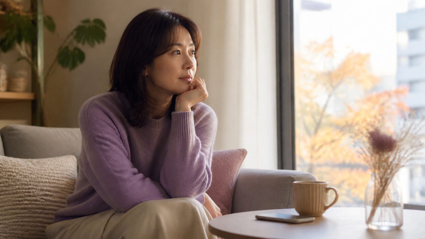 いい夫婦の日に自分の幸せを見つめ直す女性