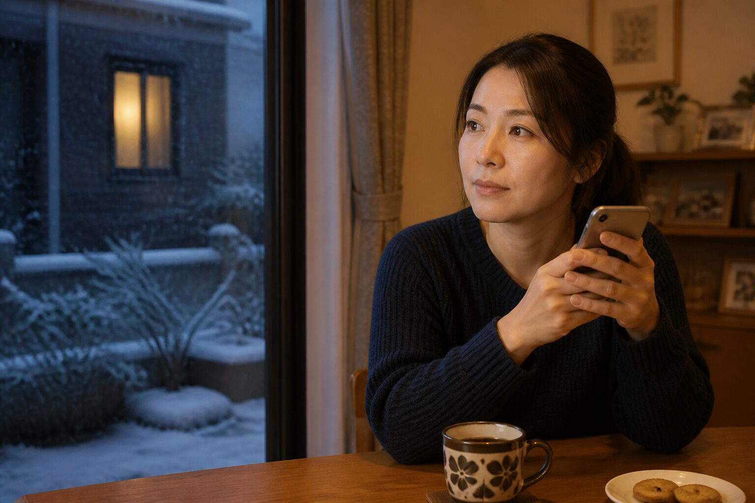 元彼へのメッセージを送る前に落ち着いて確認する女性
