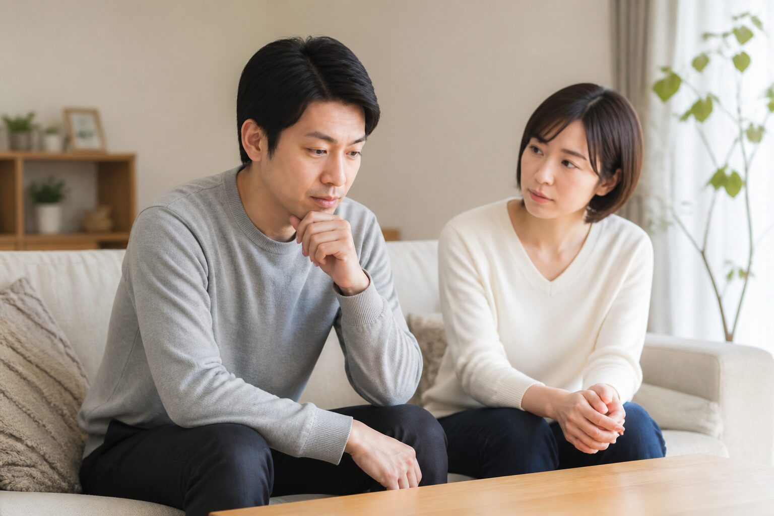 優しい彼氏との将来に迷いを感じる女性